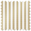 Lace Stripes, Treasure - Roman Blind